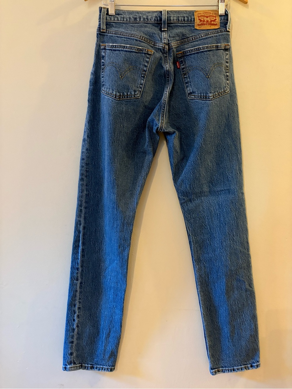 Levi's 501 Straight Leg High Rise Jeans women’s size 27 x 32.